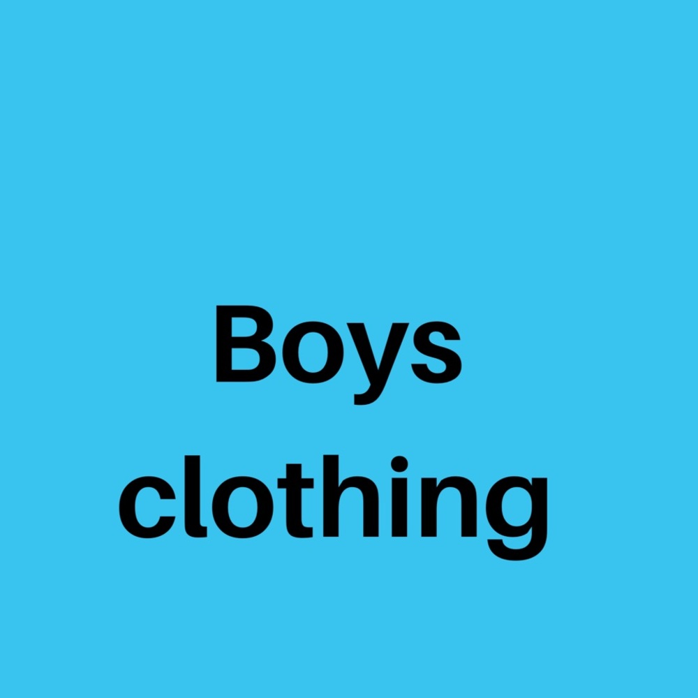 Boys clothing!
